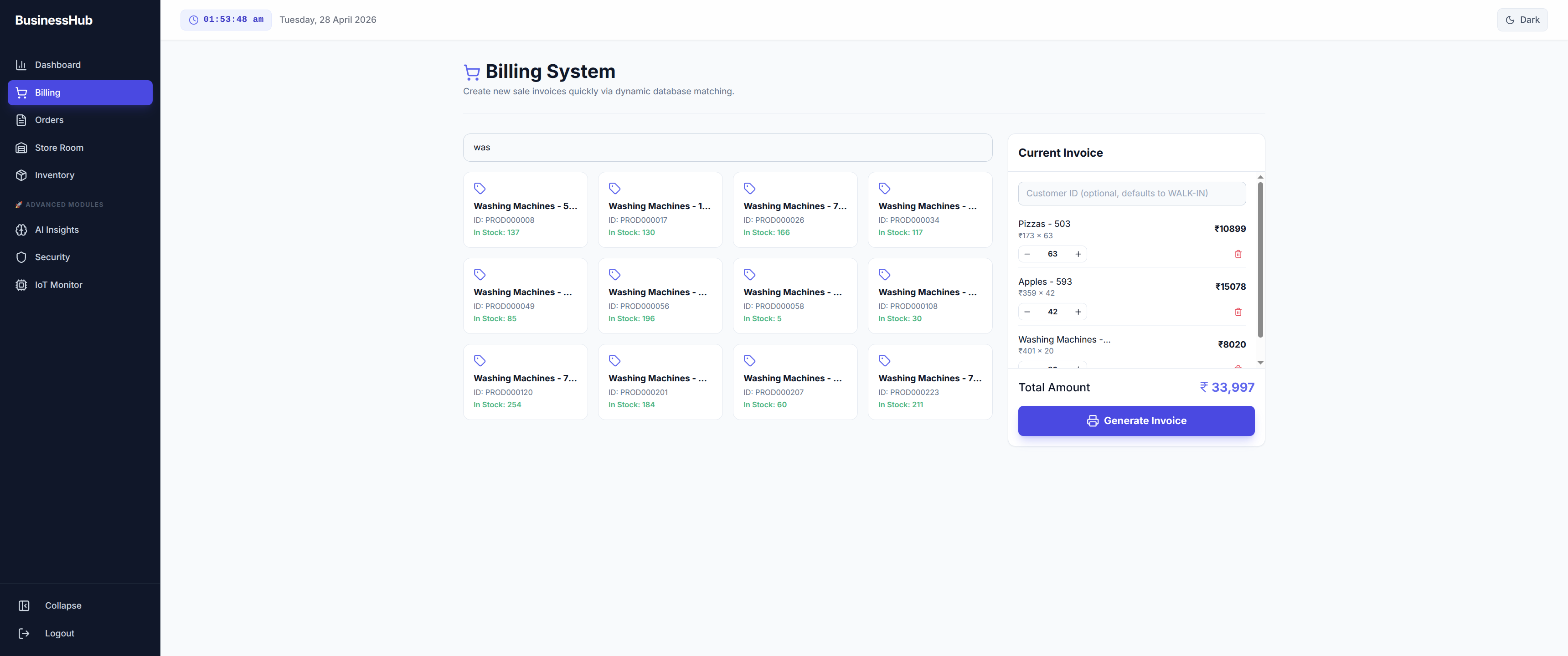 Billing engine