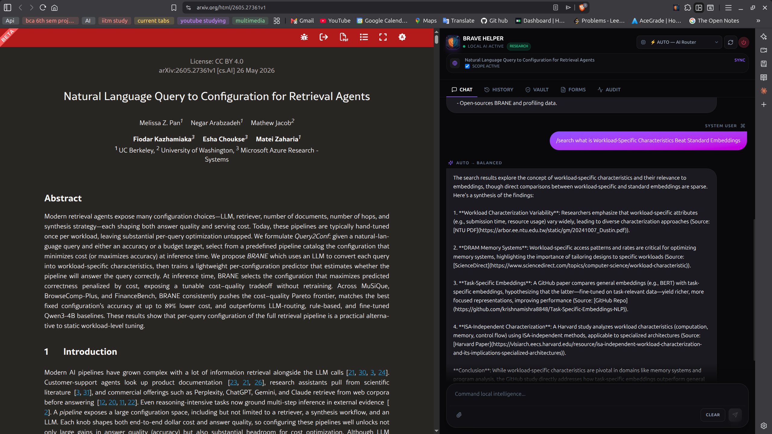 Web search via DuckDuckGo