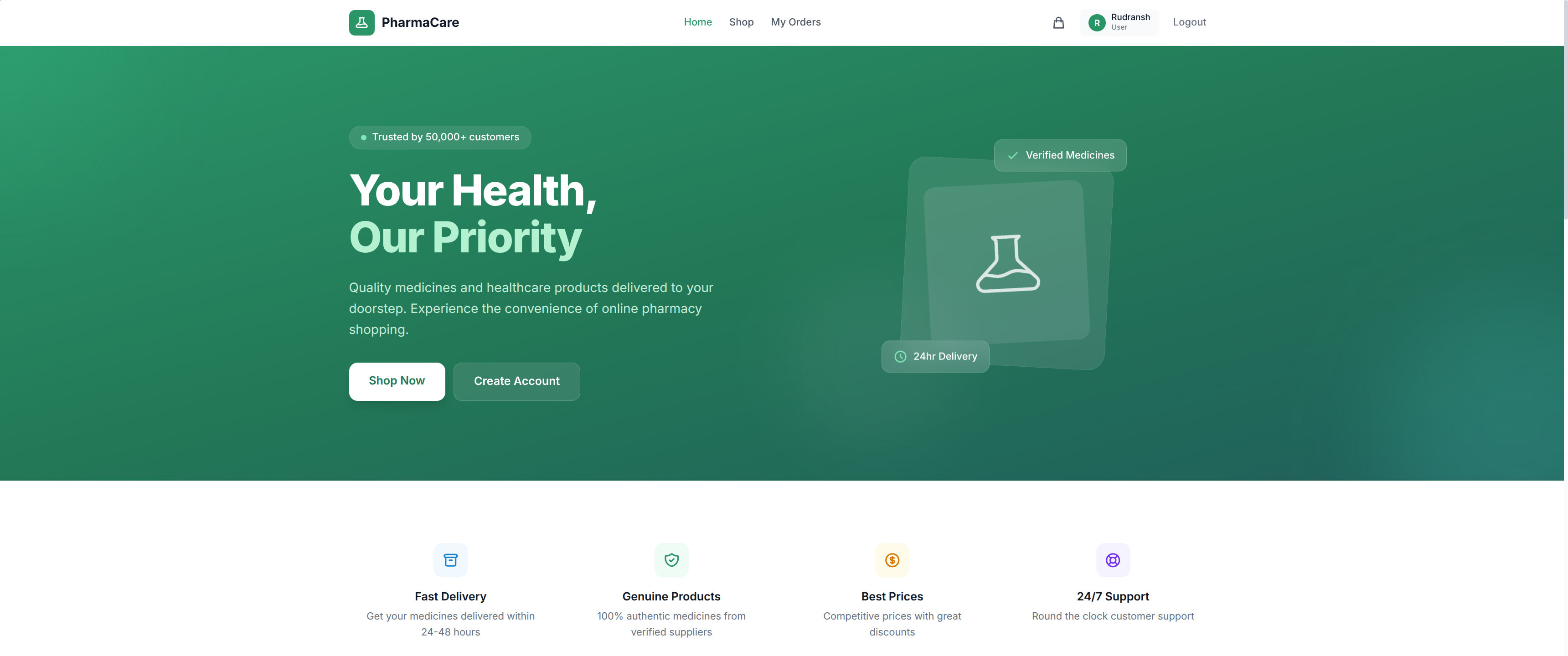 PharmaCare home